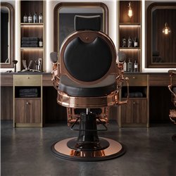 Buzz Rose Black Barber Chair by Weelko - Vintage, Classic, Modern, Urban