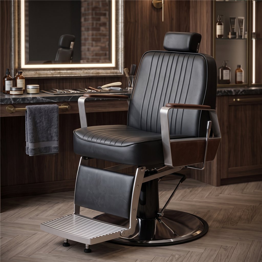 Classic Barber Chair – Vintage and Modern Hairdressing Chair by i-Medstetic