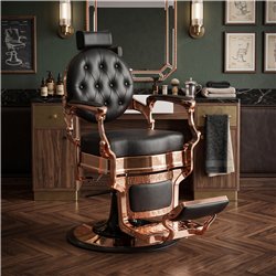 Buzz Rose Black Barber Chair by Weelko - Vintage, Classic, Modern, Urban