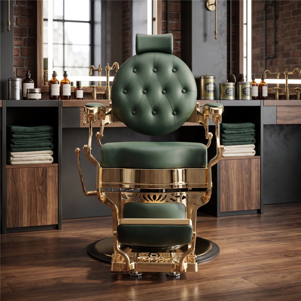 Cadeira Vintage de Barbeiro Weelko