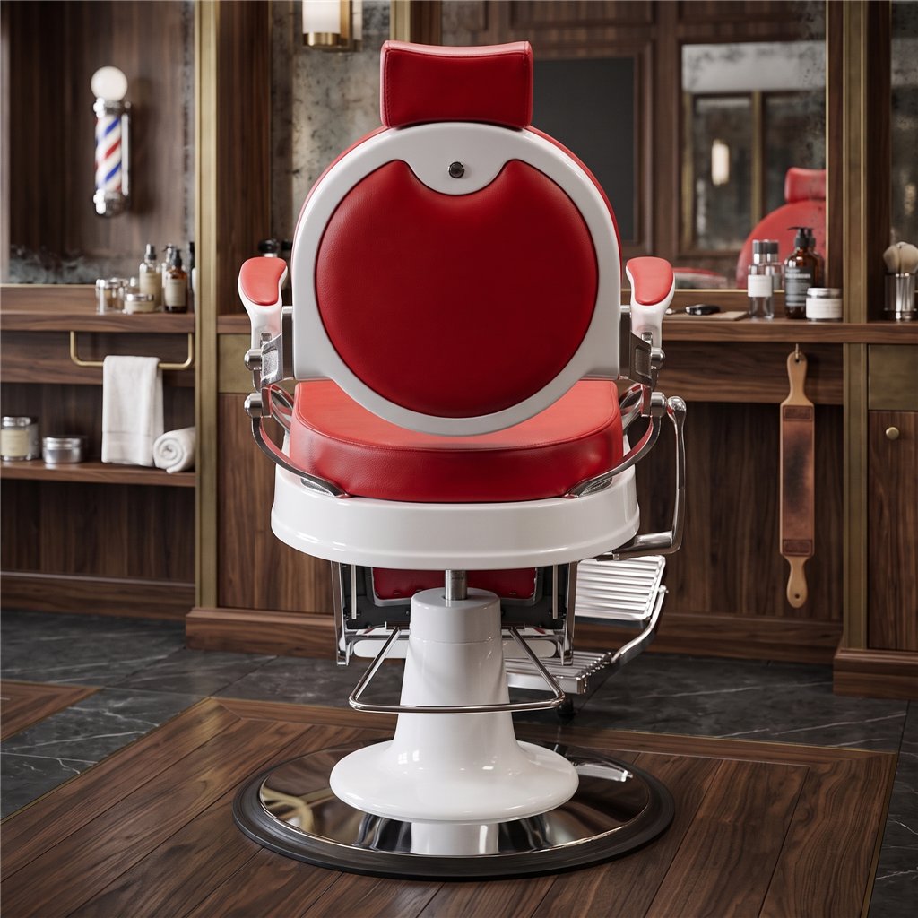 Sedia da barbiere vintage I-medStetic Premium - Eleganza