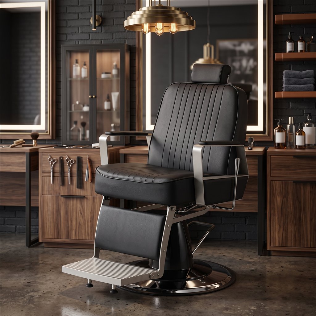 Classic Barber Chair – Vintage and Modern Hairdressing Chair by i-Medstetic