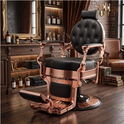 Buzz Rose Black Barber Chair by Weelko - Vintage, Classic, Modern, Urban