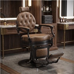 Buzz Black Barberstuhl – Vintage Charme & Weelko-Qualität