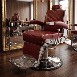 I-Medstetic Vintage Garnet Barber Chair | Comfort & Style