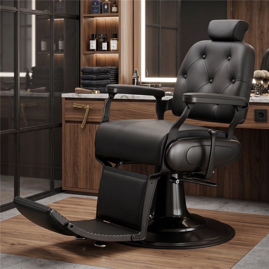 Sillón de Barbero Crop - Retro - Weelko