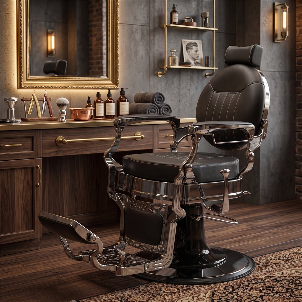 Fauteuil de barbier vintage Mige i-Medstetic