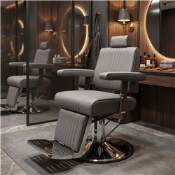 Sillón de Barbero Cut Gris Vintage - Fersan