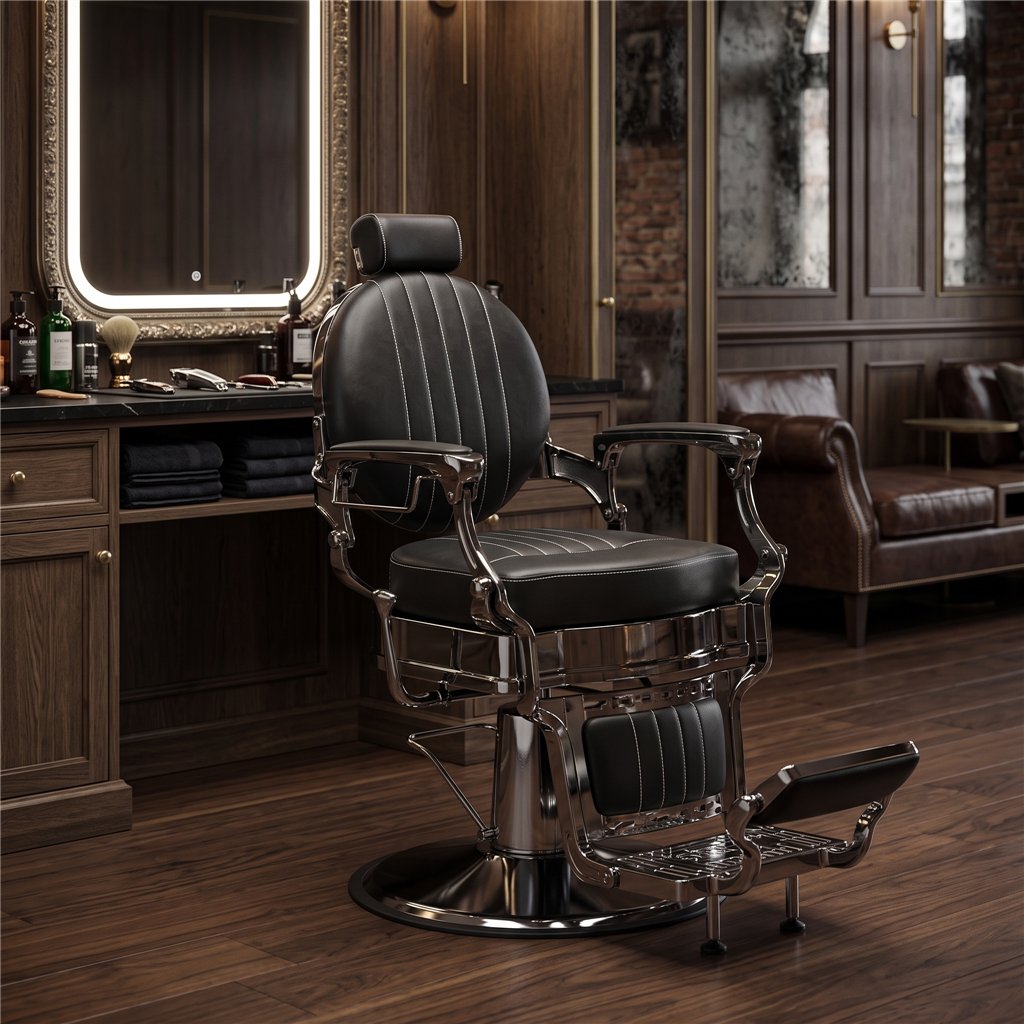 Cadeira de barbeiro Caesar vintage Weelko