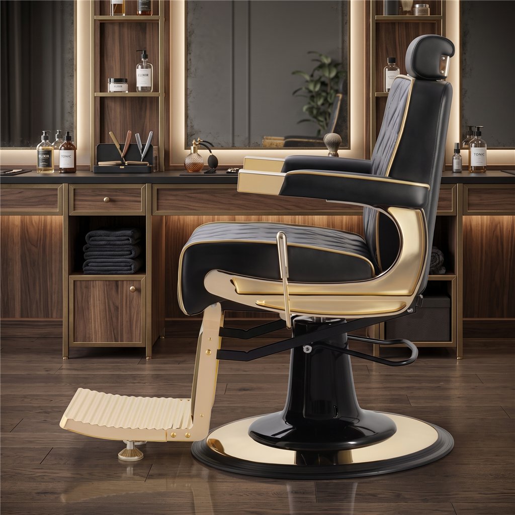 Chaise de barbier vintage Weelko