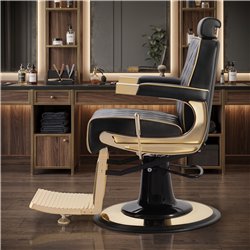 Cadeira de Barbeiro Crew Gold Vintage Weelko
