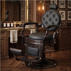 Cadeira de Barbeiro Prestige Black Vintage i-Medstetic