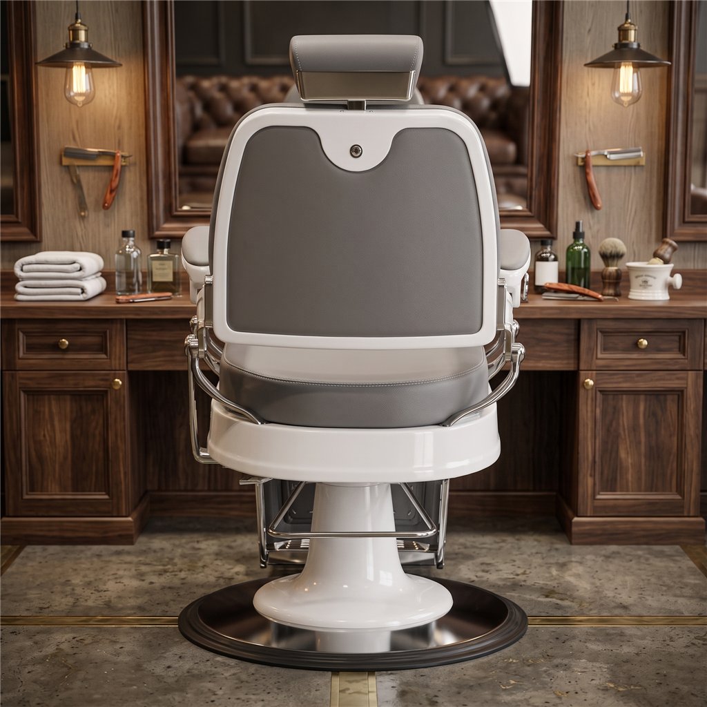 Fauteuil de barbier Thim Weelko : Style rétro