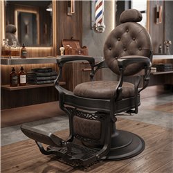 Poltrona da barbiere Perfido Gray Vintage Fersan