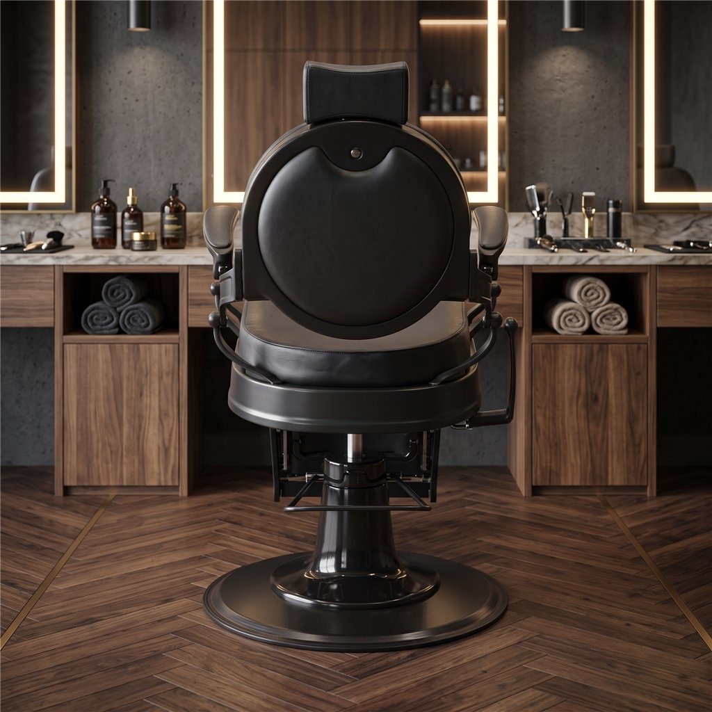 Weelko Vintage Buzz Black Barberstuhl – Authentisch & Robust