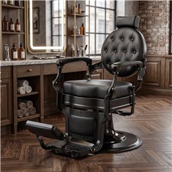 Sedia da Barbiere Buzz Nera: Vintage e Comfort – Weelko