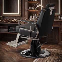 Barberstuhl Moskau Schwarz – Vintage Komfort | i-Medstetic