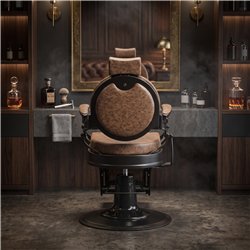 Sillón de Barbero Buzz Black Vintage Weelko – Estilo único