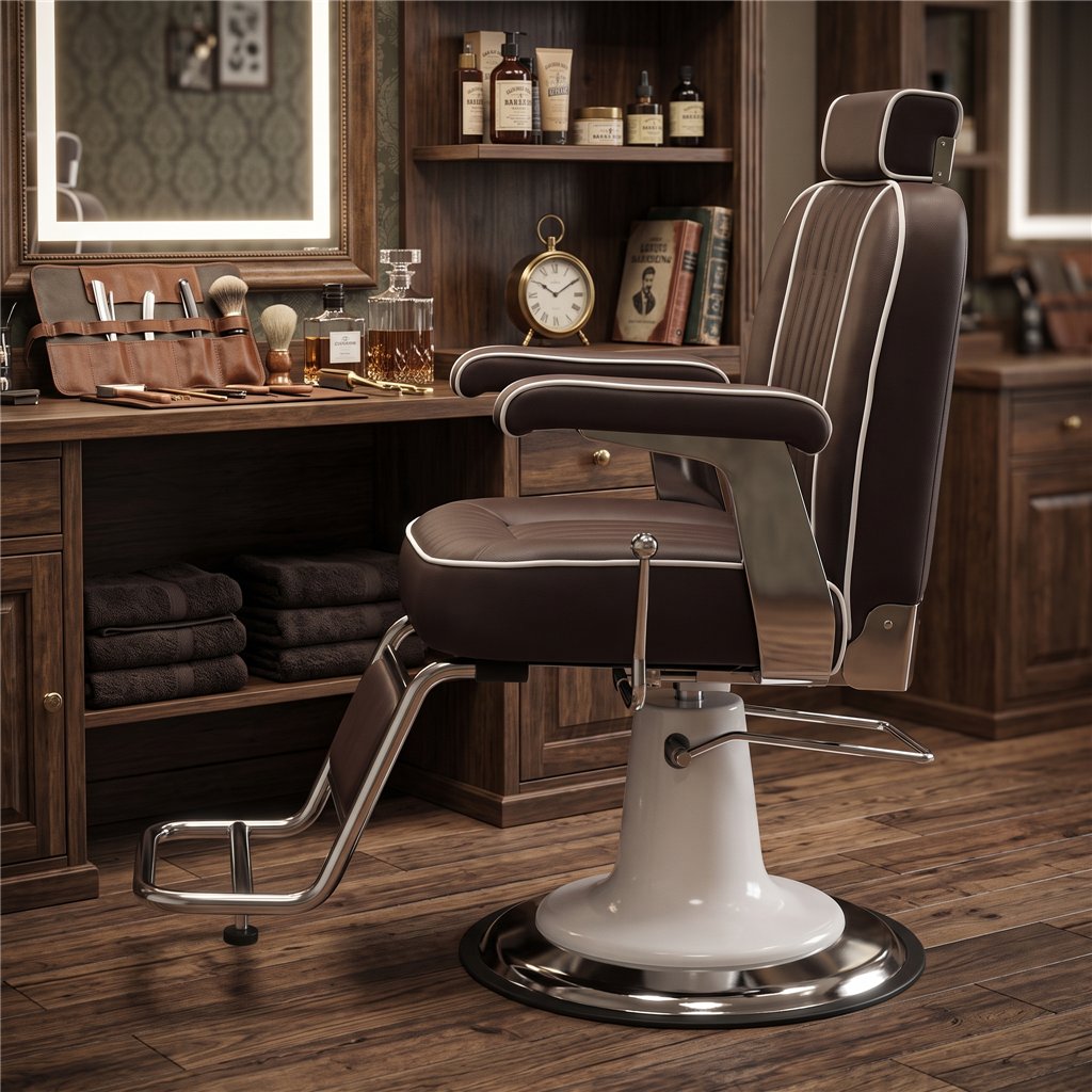 Chaise de barbier Manhattan | Confort vintage i-Medstetic