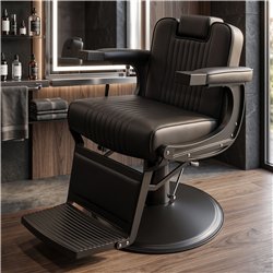 Cadeira de Barbeiro Mamba Black Fersan - Estilo Clássico