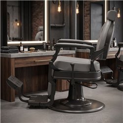 Sedia da Barbiere Buzz: Vintage e Regolabile – Weelko
