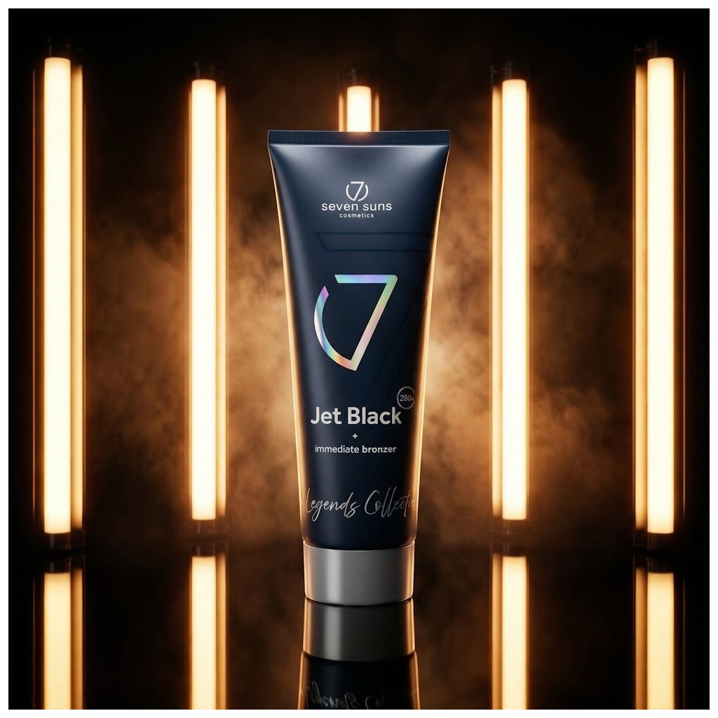 7suns Jet Black Iconic Immediate Bronzer 250 ml