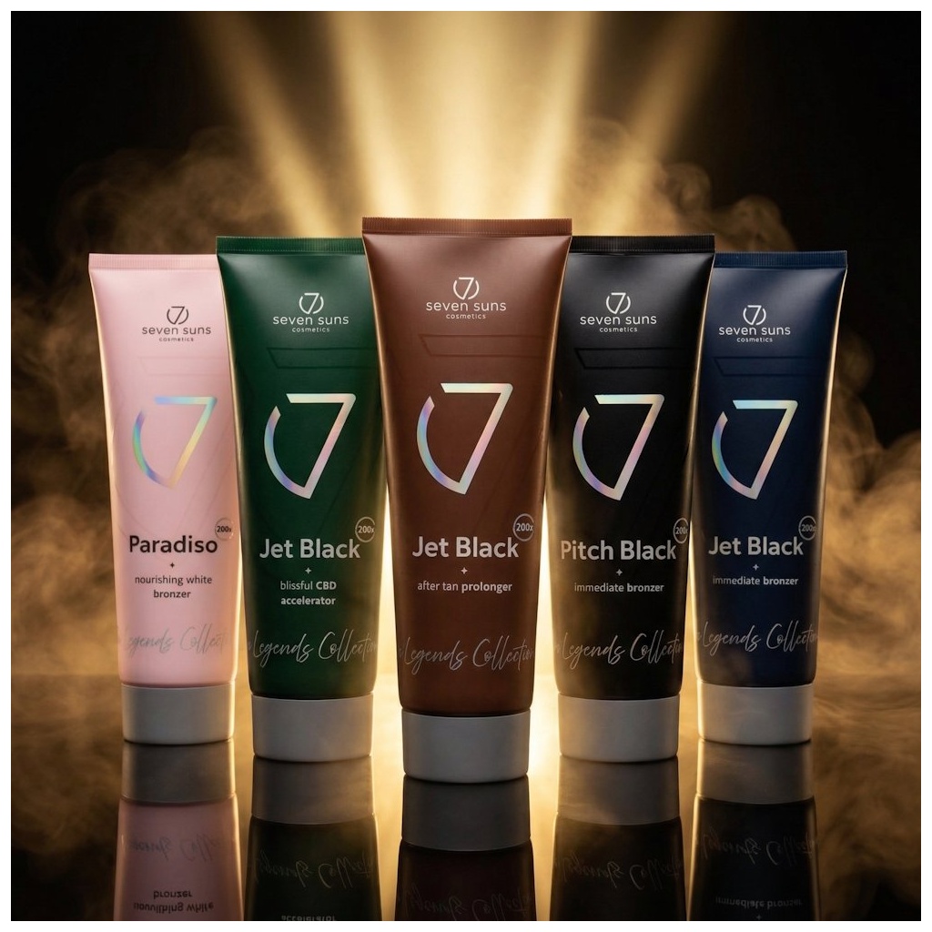7suns Jet Black Iconic Immediate Bronzer 250 ml