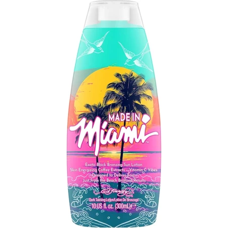 Made in Miami loción bronceadora ultra oscura con DHA - Ed Hardy