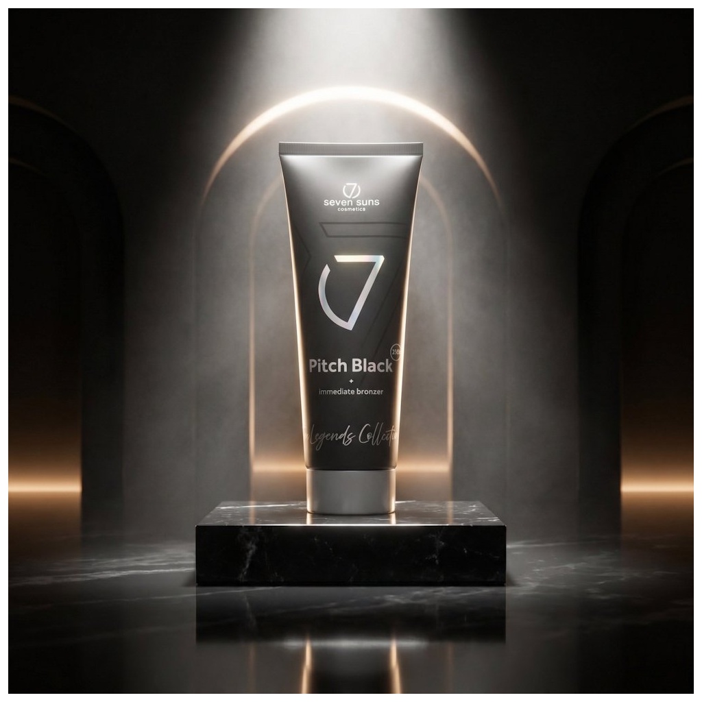 7suns Pitch Black Immediate Bronzer 250 ml