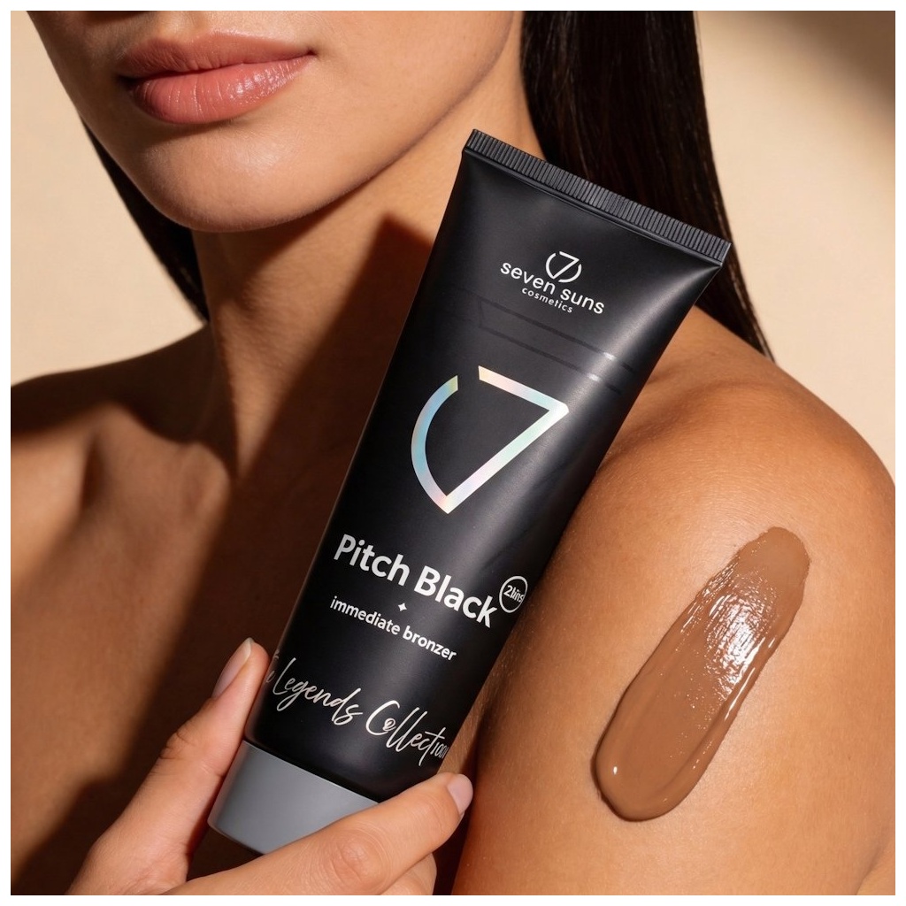 7suns Pitch Black Immediate Bronzer 250 ml