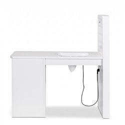 Mesa de manicura Mirplay MARION con expositor LED y aspirador de uñas