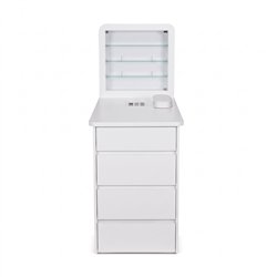 Mesa de manicura Mirplay MARION con expositor LED y aspirador de uñas