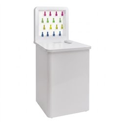 Mesa de manicura Mirplay MARION con expositor LED y aspirador de uñas