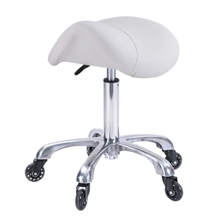 Taburete ergonómico Weelko Silent Organic con asiento de silla de montar