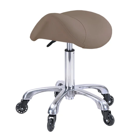 Taburete de estética Weelko Silent Organic con ruedas silenciosas