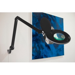 Lâmpada LED com lupa Weelko MEGA BLACK 5x