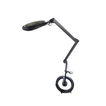 Weelko MEGA+ BLACK LED magnifying lamp 5 diopters