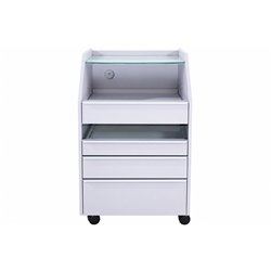 Carrinho de madeira Weelko Tash com gaveta UV
