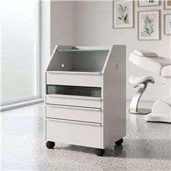 Carrinho de madeira Weelko Tash com gaveta UV