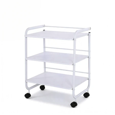Carrito auxiliar de madera Weelko Aidy WKT903 con 3 estantes