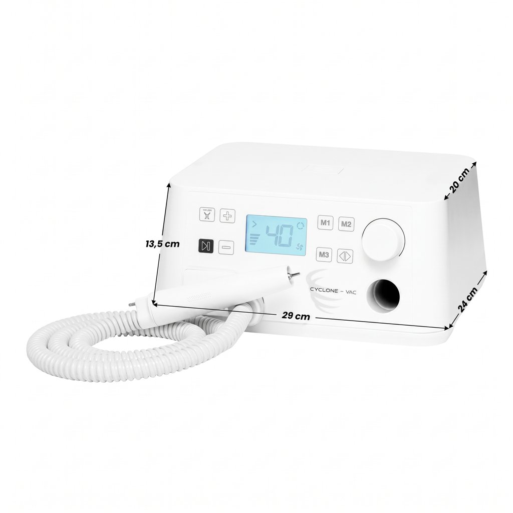 Micromotor profesional Weelko CYCLONE VAC con aspiración ciclónica