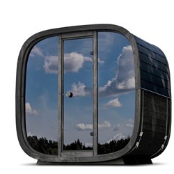 Holl’s Onyxia Cube 4-person outdoor steam sauna