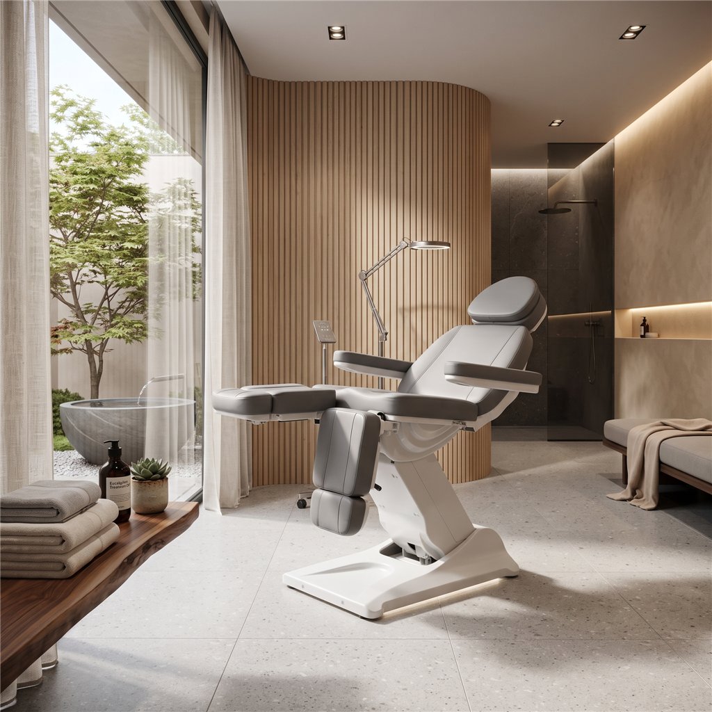 Weelko Solstice poltrona podologica elettrica a 3 motori grigio