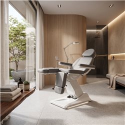 Weelko Solstice fauteuil de podologie et de pédicure électrique 3 moteurs gris