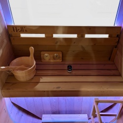 Sauna exterior tradicional Holl’s Cocoon 2 plazas