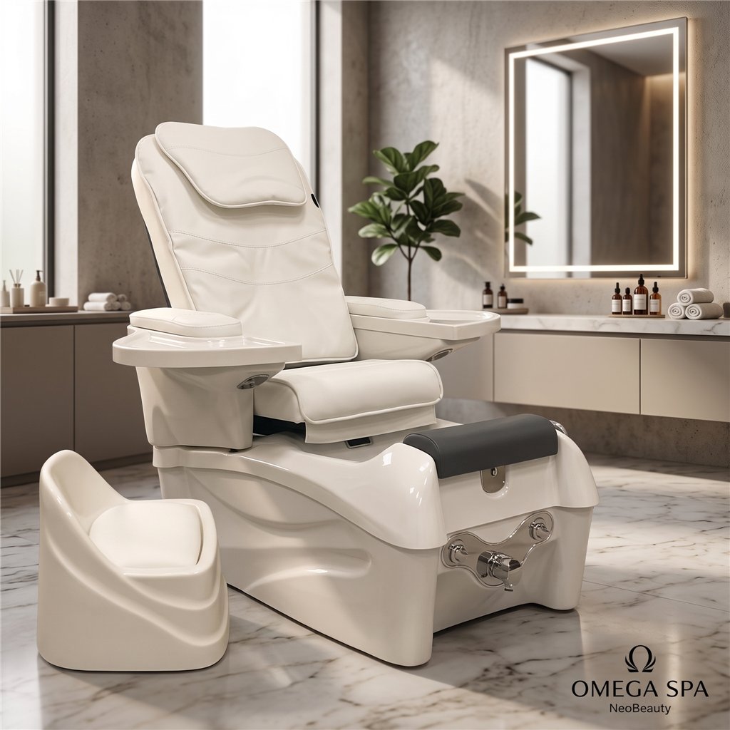 Omega pedicure chair with 3D Shiatsu massage – NeoBeauty