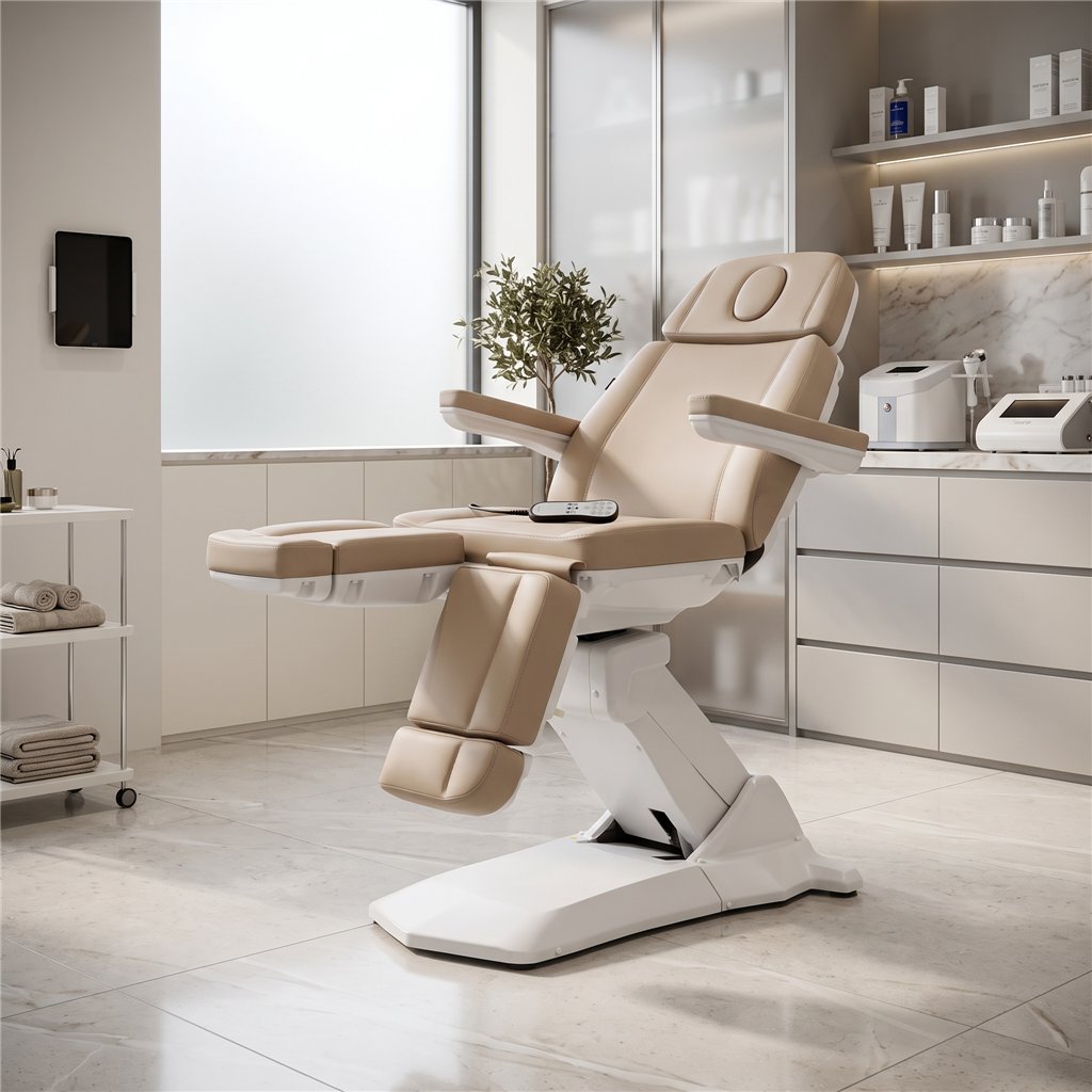 Sillón de Podología Medial Smart Beige 3 motores eléctricos (sin calefacción) - Weelko