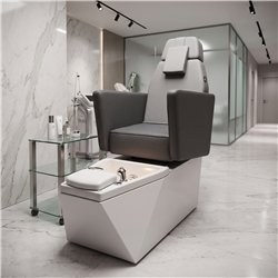 NeoBeauty Pedicure Chair Grey with LED foot bath