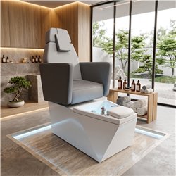 NeoBeauty Pedicure Chair Grey with LED foot bath