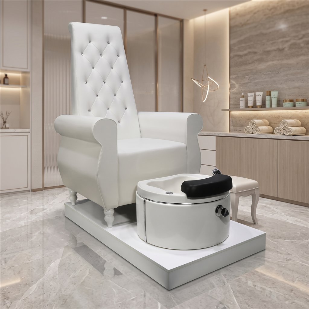 Queen pedicure chair with integrated footbath - I-medStetic Premium